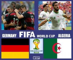 пазл Германия - Алжир, восьмой финала, Бразилия 2014